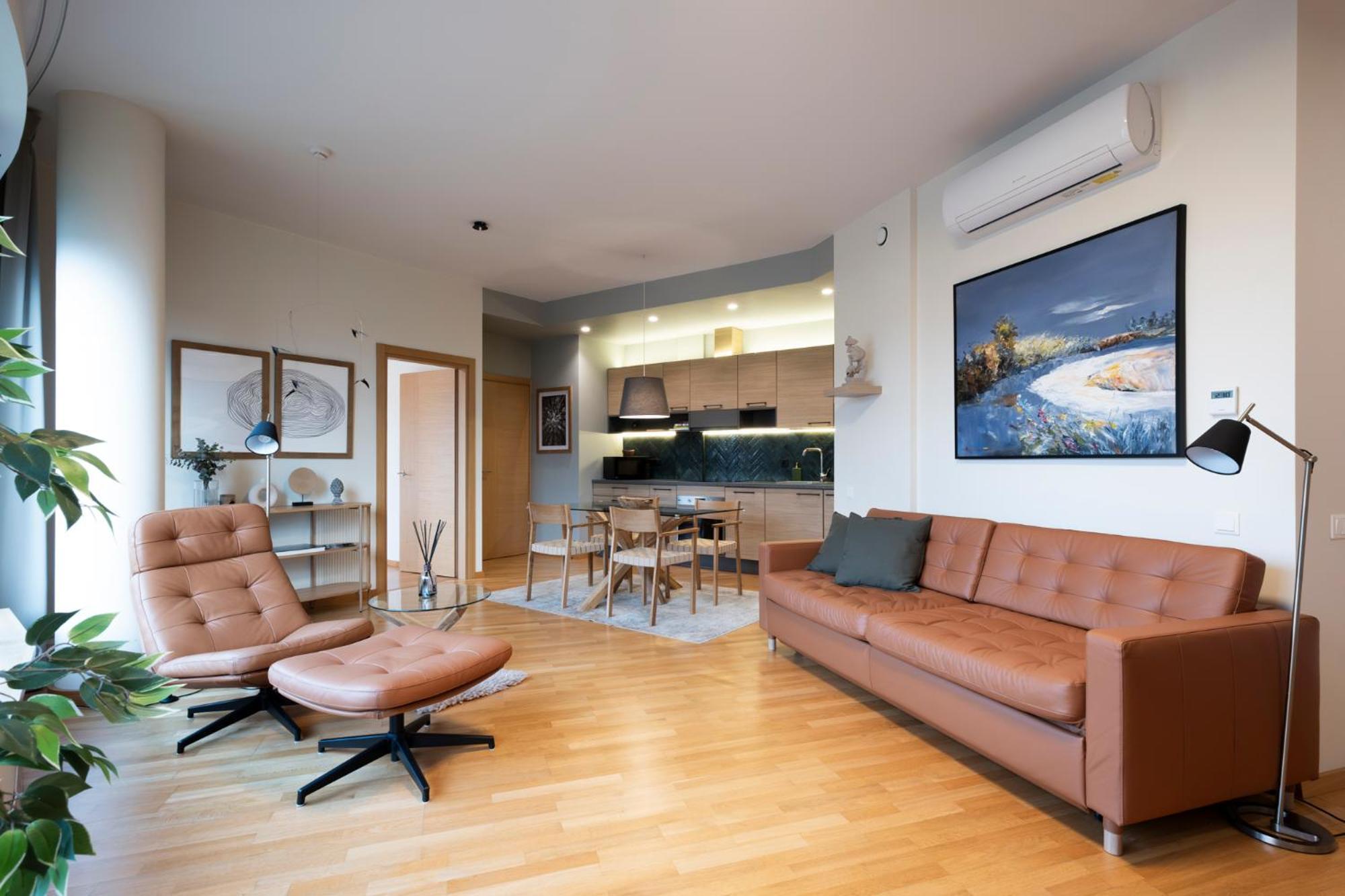 2 Bedroom Apt, 2 Garage Spots & Balconies, Self Check-In, By Cohost Druskininkai Exteriör bild