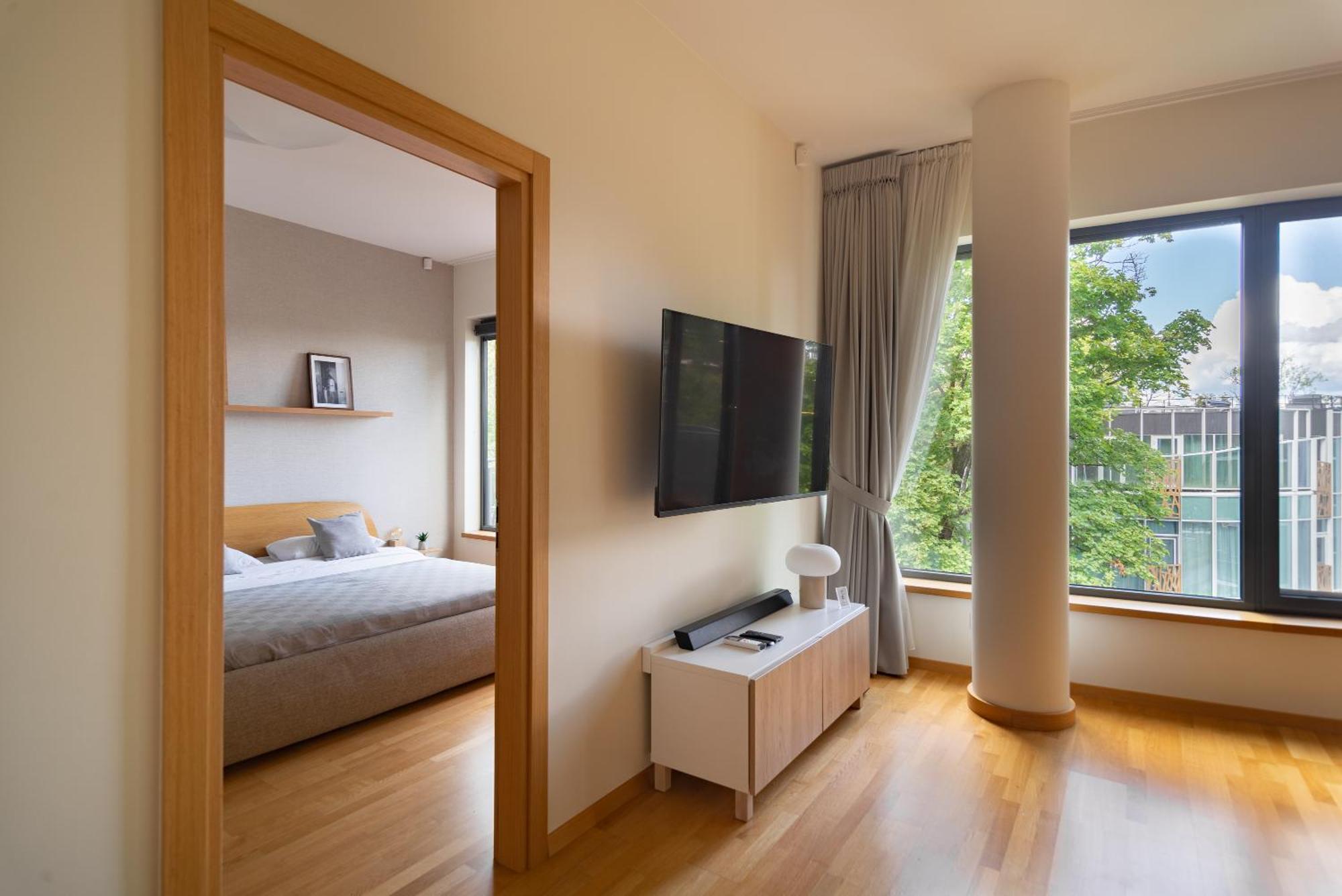 2 Bedroom Apt, 2 Garage Spots & Balconies, Self Check-In, By Cohost Druskininkai Exteriör bild
